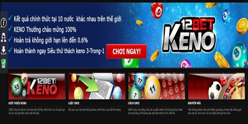 Lô đề trực tuyến tại 12Bet có tỷ lệ trả thưởng cao