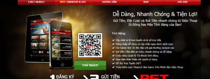 Giới thiệu tổng quan về ứng dụng 12BET