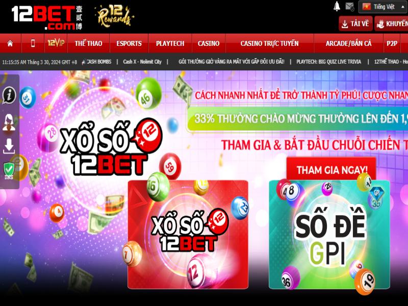 Nhà cái 12Bet có đội ngũ chăm sóc khách hàng tận tâm